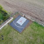 Demi-terrain de Basketball 10 x 10 M | Couleur(s) au choix
