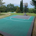 Demi-terrain de Basketball 8 x 5 M | Couleur(s) au choix