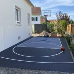 Terrain de basketball 8m x 5m | Couleur(s) au choix | Livraison et installation comprise