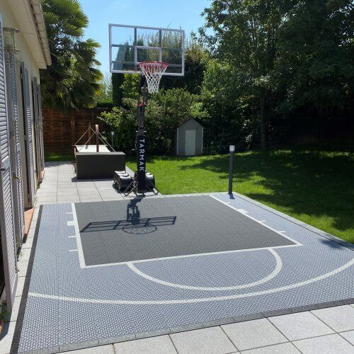 Terrain basket 4x4m pavillon