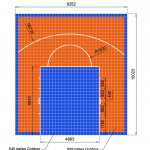 Demi-terrain de Basketball 10 x 9 M | Couleur(s) au choix