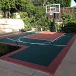 Terrain de basket 4m x 6m | Panier | Bordures de finition | Livraison et installation comprise