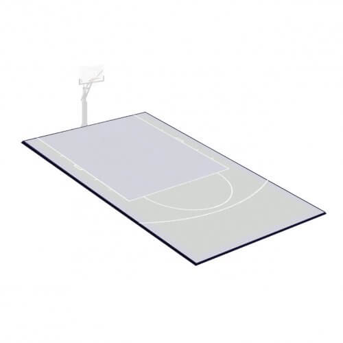 Kit bordures de finition – Terrain de Basket 8 x 5 M – Coloris Noir