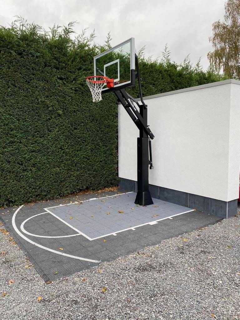 Terrain de basket 4m x 4m, Panier, Bordures de finition