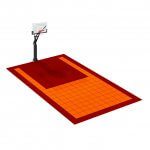 Petit terrain de Basketball  3 x 5 M | Couleur(s) au choix