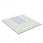 Terrain de basket 10m x 12m | Panier | Bordures de finition | Livraison et installation comprise