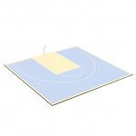 Kit bordures de finition – Terrain de Basket 15 x 11 M – Coloris Noir
