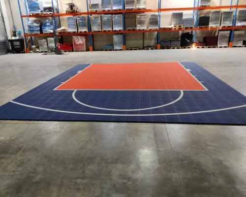 Installation d’un terrain de basket sur-mesure