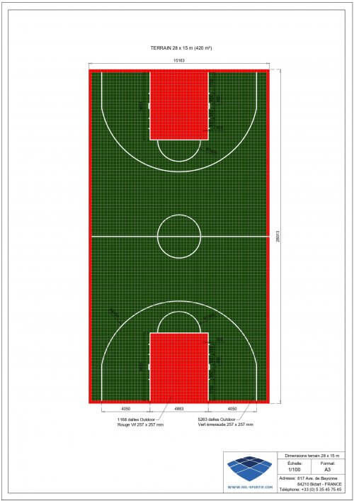 Plan Dalles Terrains Basket Pourtour-28 x 15