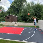 Demi-terrain de Basketball 6 x 6 M | Couleur(s) au choix