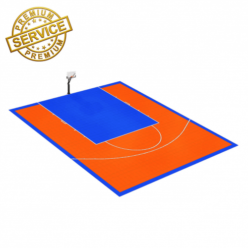 Terrain de basket intérieur 10m x 9m | Panier | Livraison et installation comprise