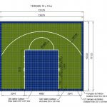 Terrain de basket 10m x 12m | Panier | Bordures de finition | Livraison et installation comprise