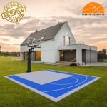 Terrain de basket 6m x 7m | Panier | Bordures de finition | Livraison et installation comprise