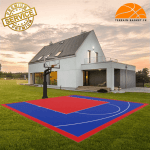 Terrain de basket 8m x 8m | Panier | Bordures de finition | Livraison et installation comprise