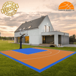 Terrain de basket 10m x 9m | Panier | Bordures de finition | Livraison et installation comprise