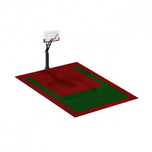 Terrain de basket intérieur 4x3m essential