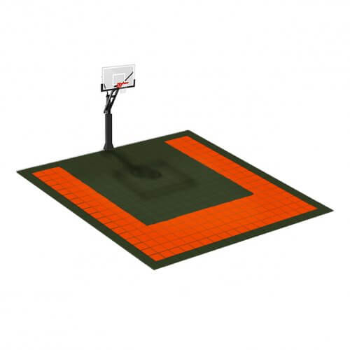 Terrain de basket intérieur 5x5m essential