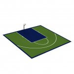 Terrain de Basketball intérieur 10 x 12 M | Couleur(s) au choix