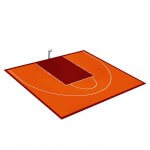 Terrain de Basketball intérieur 10 x 14 M | Couleur(s) au choix