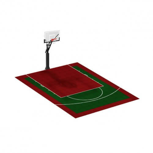 Terrain de basket intérieur 4x3m premium
