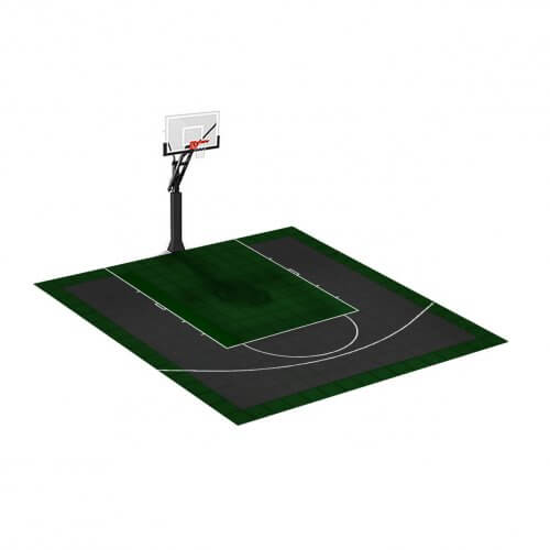 Terrain de basket intérieur 4x4m premium