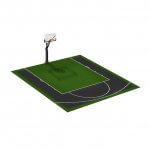 Terrain de Basketball intérieur 6 x 6 M | Couleur(s) au choix