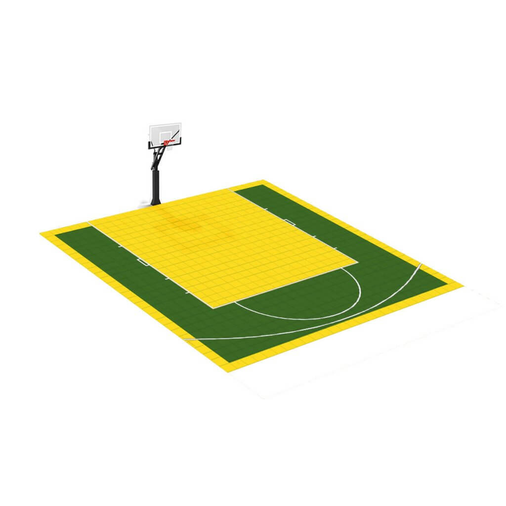 Terrain de Basketball intérieur 7x7m Terrainbasket.fr