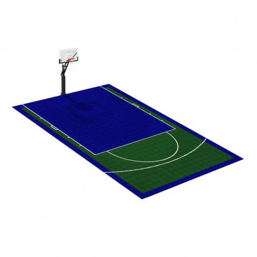 Terrain de Basketball intérieur 8 x 5 M | Couleur(s) au choix