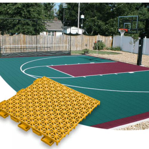 Profitez de notre offre sur les dalles clipsables pour terrain de basket !