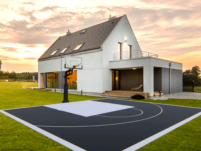 Comment faire un terrain de basket dans son jardin ?