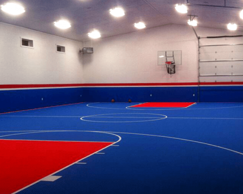 Comment construire un terrain de basket intérieur ?
