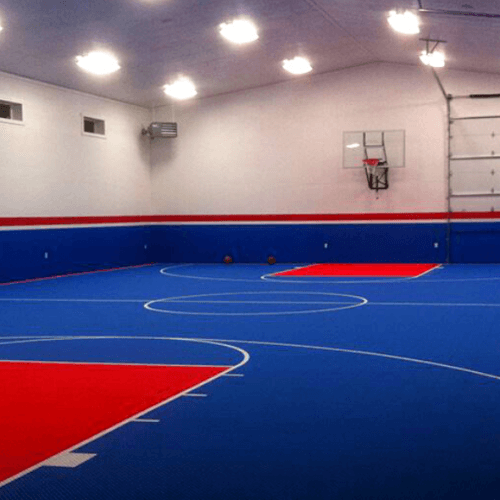 Comment construire un terrain de basket intérieur ?