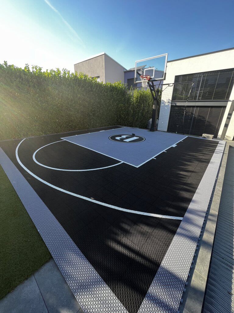 Dalles pour terrain de basket extérieur