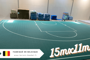 En direct de l’usine Belge : découvrez les terrains de basket en production + info coloris