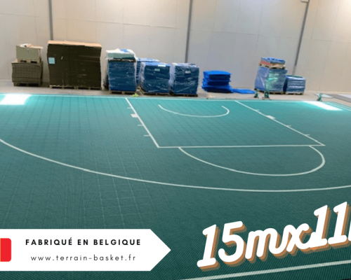 En direct de l’usine Belge : découvrez les terrains de basket en production + info coloris