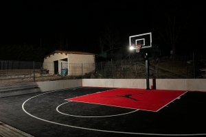 Terrain de basket sur mesure installé à Saint Etienne (Loire, 42)