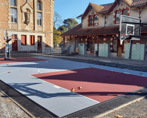 Terrain de basket installé dans un collège et lycée en Nouvelle-Aquitaine : les étapes à suivre !