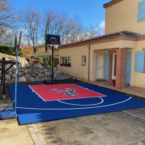 Terrain de basket personnalisé Bucks de Milwaukee