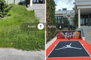 Avant et Après : Transformation d’un Jardin en Terrain de Basket Extérieur