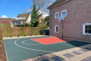 Découvrez ce terrain de basket privé installé en Belgique