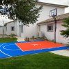 Dalle clipsable pour terrain de basket 4m x 6m