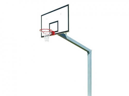 Panier de basket extérieur à sceller 3.05m, déport 2.25m