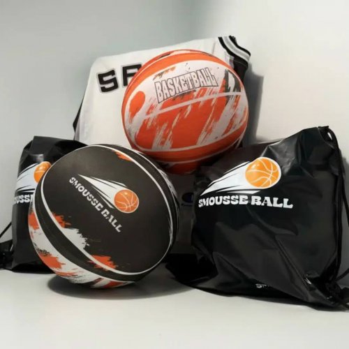 Smousse Ball : le ballon de basket silencieux idéal pour votre terrain Terrain-Basket